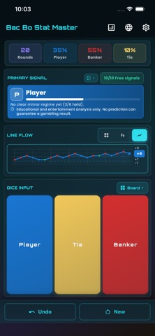 Bac Bo Stat Master official App Store screenshot