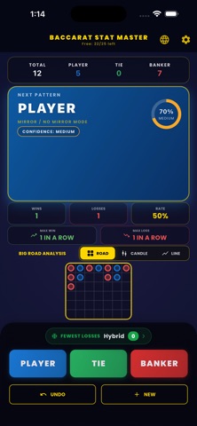 Baccarat Stat Master official App Store screenshot