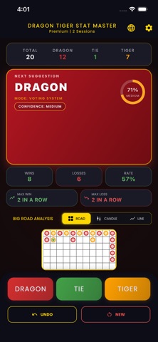 Dragon Tiger Stat Master official App Store screenshot