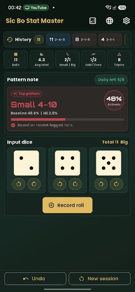 Sic Bo Stat Master official Google Play screenshot